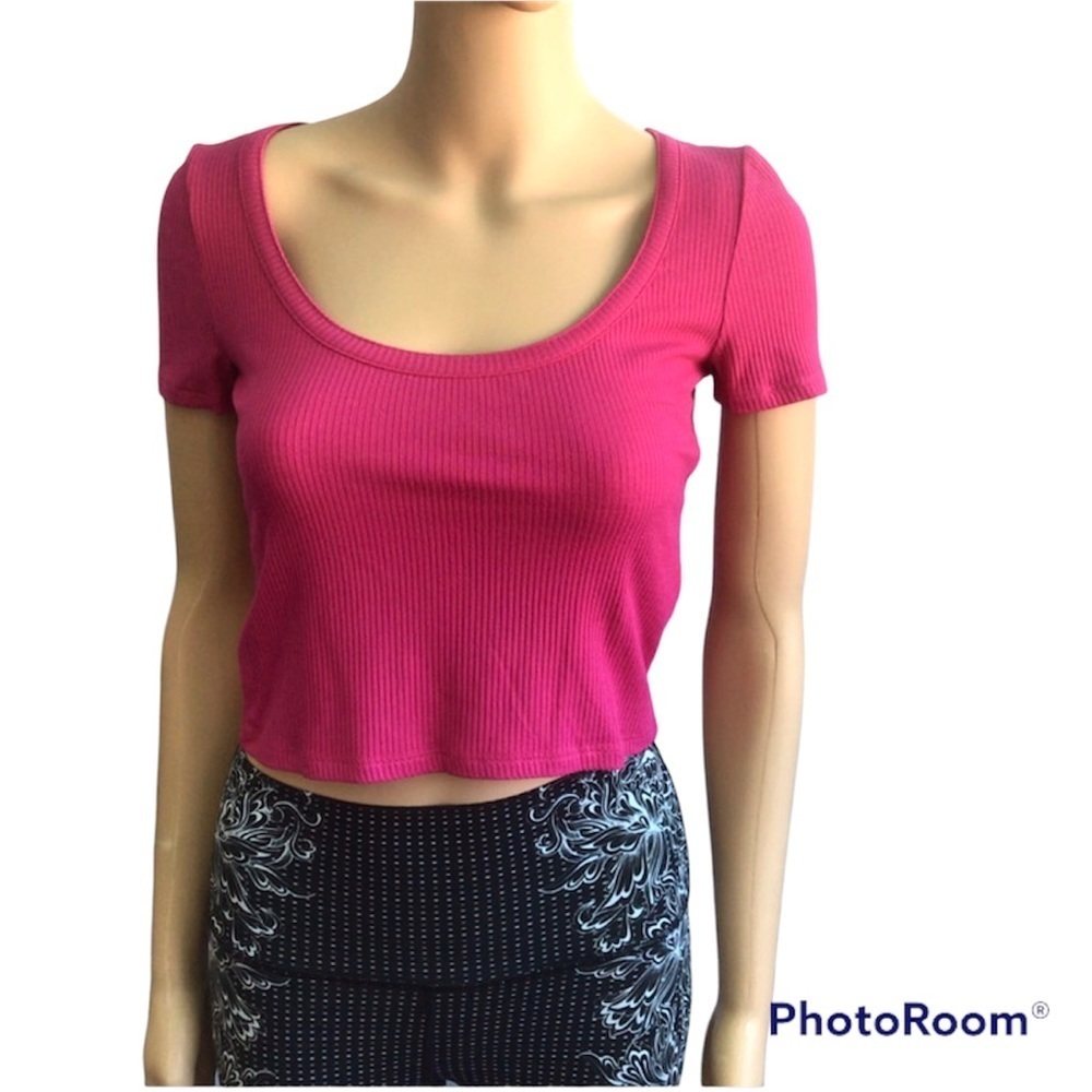 Zara pink short sleeve top